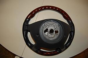 FS: W211 E55 MP DESIGN SPORT STEERING WHEEL IN DARK BURLWOOD-005.jpg