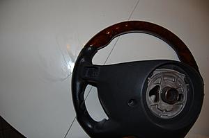 FS: W211 E55 MP DESIGN SPORT STEERING WHEEL IN DARK BURLWOOD-006.jpg