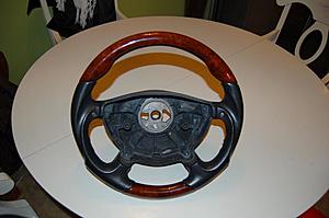 FS: W211 E55 MP DESIGN SPORT STEERING WHEEL IN DARK BURLWOOD-008.jpg