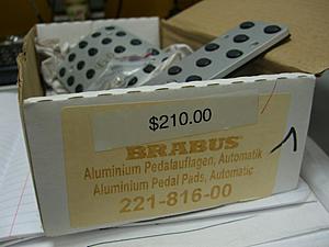 NIB OEM Brabus W221 Pedal Set-cimg6905.jpg