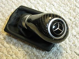 W209 CLK R230 SL and W219 CLS Carbon sport steering wheels holidays specials-mercedes-black-carbon-shifter_01.jpg