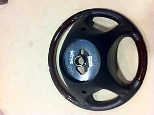 W211 2007-2009 OEM Wood Steering Wheel / Keyless Go Shift Knob-photo-6.jpg