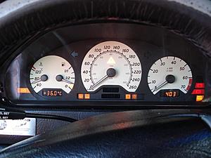 1999 C280 SPORT INSTRUMENT CLUSTER!-c280-kms.jpg