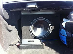 FS--W204/C63 Custom Enclosure+ 12&quot; Rockford Fosgate P3 Sub+PioneerGM-D7500M amp-img_4086.jpg