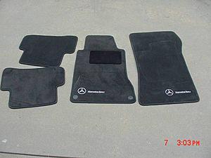 Genunine Mercedes Carpet floor mats C Class W203 2001-2007-charcoal.jpg