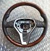 FS: Sport Wood / Brown Leather Steering Wheel W218 X204 W212 W204 W207 with Shifters-moccabraun-wheel-1.jpg