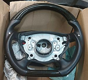 W211 DTM Flat Bottom DTCMS Steering Wheel Dark Birdseye Wood-img_20170722_172106.jpg