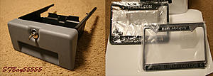 For SALE: Burl Wood interior upgrade kit + Passenger locking drawer -Mercedes w163 ML-06-safety-box-lic-plate.jpg