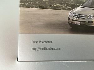2005 North American International Auto Show World Premier Press Pack!-w164_press_3.jpg