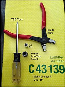 Changing ML350 (W166) engine air filter (3.5L V6 gas engine)-tools1.jpg