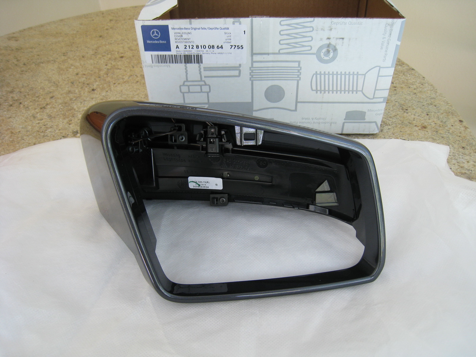 E series Rear view mirror covers replacement MBWorld