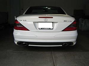 UPDATED PICTURES 2005 MB SL55 AMG CONVERTED TO 2008 MB SL55 AMG, LOW MILES, WHITE/BLK-1.jpg