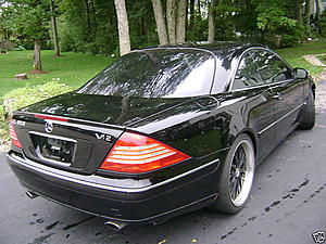 2001 MERCEDES BENZ CL600 V12 LOADED SPORT CUSTOM RIMS-bzback2.jpg