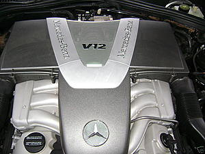 2001 MERCEDES BENZ CL600 V12 LOADED SPORT CUSTOM RIMS-bzengine2.jpg