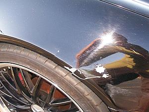 2001 MERCEDES BENZ CL600 V12 LOADED SPORT CUSTOM RIMS-rh-fender-damaged.jpg
