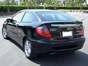 2003 Mercedes-Benz C230 Kompressor Coupe - GAS SAVER! WARRANTY! CLEAN! (Irvine, CA)-02_c230k_back.jpg