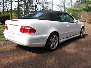 FS: 2002 CLK55 AMG convertible, white/black, mint-rightrear.jpg