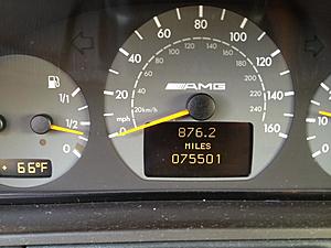 FS: 2000 AMG E55 w/19" Monoblock II's &amp; 76k original miles-w210e55pics7odometer.jpg
