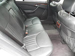 FS: 2005 S55 AMG, super rare alabaster white over black leather, 74K mi, mint-rearseat2.jpg