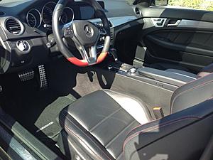 2012 C63 Coupe Edition 1 for Sale, Excellent condition-interior.jpg