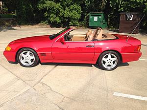 FS: NC 1991 r129 500SL 133K Miles, Maintained, Records, Signal Red!-img_0968.jpg