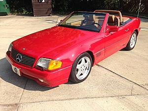 FS: NC 1991 r129 500SL 133K Miles, Maintained, Records, Signal Red!-img_0967.jpg