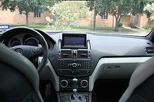 AMG C63 , 2009, ,900.00 LOW MLS 28,3KMLS excellent condition-console-nav-open.jpg