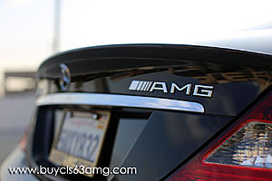 FS: 2007 Mercedes Benz CLS63 AMG w/HRE 3-Piece Wheels - 999-badgecloseupamg.jpg