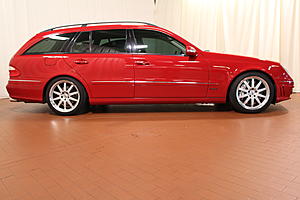2005 Bright Red RENNTECH E500 supercharged Wagon...Super Rare One of One-rightside.jpg