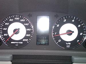 Feeler: FS: 2006 C55 AMG Kleeman,   30 K original Miles-amg-speedo.jpg