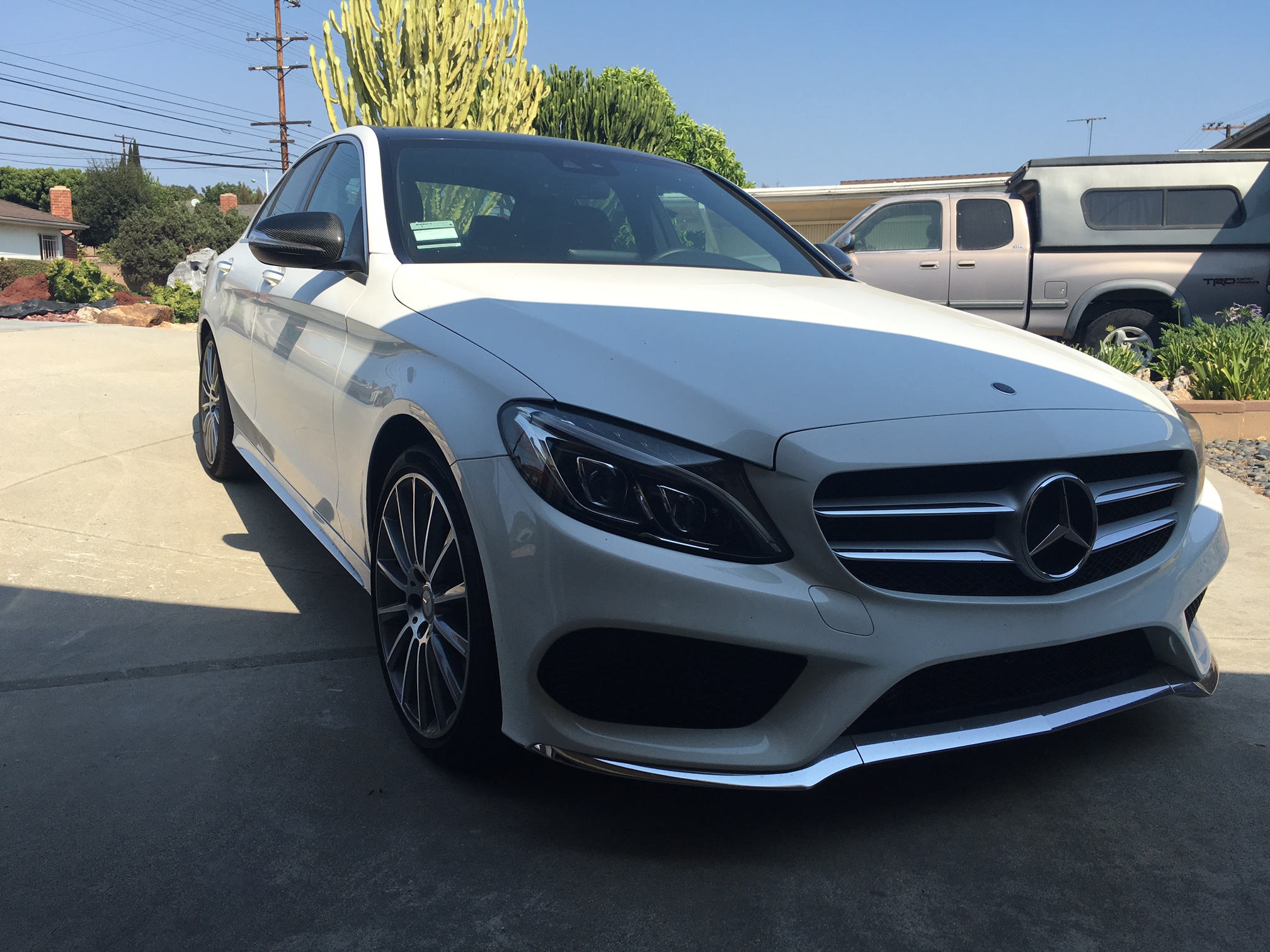 Lease Take Over 2015 Mercedes Benz C300 White On Red