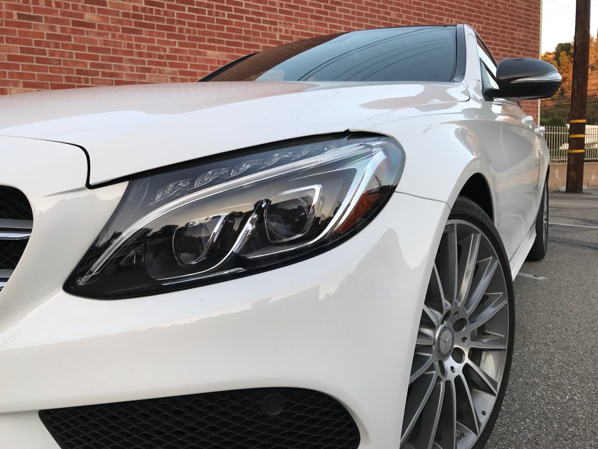 Lease Take Over 2015 Mercedes Benz C300 White On Red