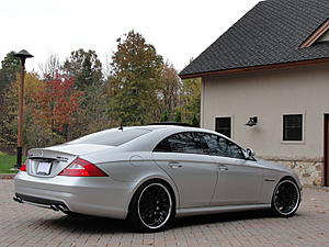 F/S in CT: 2006 Mercedes Benz CLS55 AMG - Silver on BLK - HRE WHEELS LIGHTLY Modded-5_zpsdgj61jze.jpg