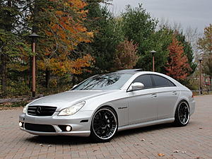 F/S in CT: 2006 Mercedes Benz CLS55 AMG - Silver on BLK - HRE WHEELS LIGHTLY Modded-8_zpshxlgxzrj.jpg