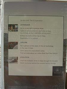 FS: 2003 MB E-Class DVD (E - Experience) NEW-dsc07337.jpg