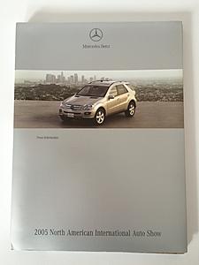 For Sale @4/3/2016 2005 NAIAS Press Pack. W164 World Debute-image.jpeg