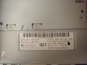 FS: W211 US Comand APS out of my car for sale-label.jpg