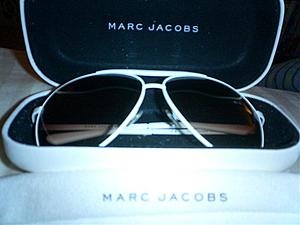 FS: Authentic Marc Jacobs White Aviator Sunglasses-cimg7398.jpg