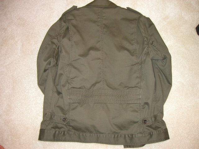 FS: Express mens military style jacket olive green color size Medium M ...