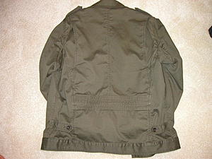 FS: Express mens military style jacket olive green color size Medium M-express2.jpg