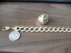 14k GOLD CURB CHAIN BRACELET-picture-361.jpg