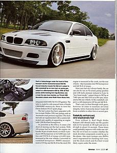 World Famous E46 M3, AA + Vorsteiner + Tony Kannan-bmw-mag-pg3.jpg