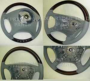 For Sale: Brand New W220 00-06 S-Class Leather/Wood Steering Wheels-w220_gray_w-dark_wood.jpg