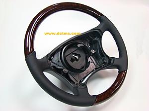 W220 wood leather steering wheel 9 shipped-w220-wood-leather-steering-wheel_002.jpg