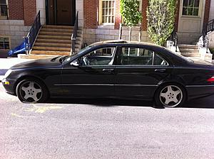 Manhattan potholes, 2 flat tires at once!-car.jpg