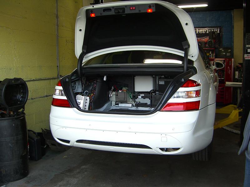 The crazy amount of electronics and wiring in your trunk! Pics
