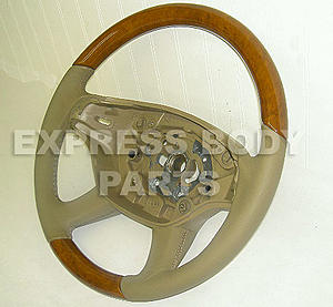 For Sale: Brand New W221 S-Class Black Leather w/ Wood Steering Wheels-w221-beige-light-wood.jpg