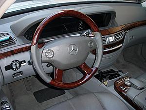 DCT MS installed a wood/leather steering wheel for S550 today-s550-wood-leather-wheel-installed_01.jpg