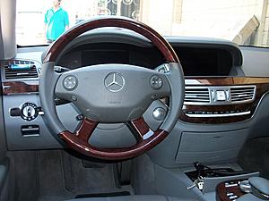 DCT MS installed a wood/leather steering wheel for S550 today-s550-wood-leather-wheel-installed_02.jpg
