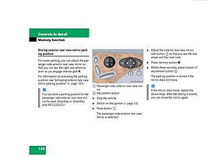 Why doesn't my passenger side mirror point down in reverse?-w211-saving-rear-view-mirror-reversing-position.jpg